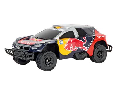 Carrera RC Red Bull Peugeot 08 DKR 16 + Licht 1:16