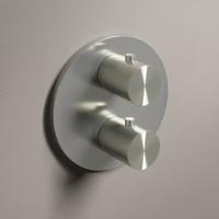 Hotbath Archie Afbouwdeel Inbouw Thermostaat Met 2 wegs RVS 316 AR009EXTIX - thumbnail