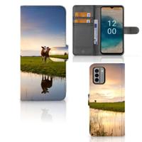 Nokia G22 | Telefoonhoesje | Met pasjeshouder | Koe - thumbnail