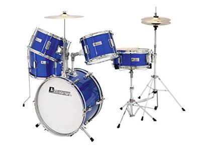 DIMAVERY JDS-305 Kids Drum Set, blue - thumbnail