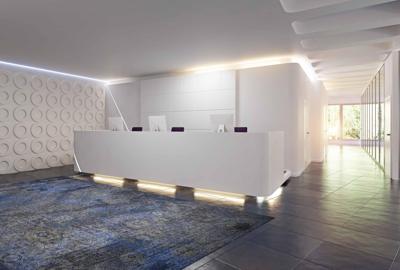 Jackie And The Fish - Porto Azulejo Blue - 170x240 cm Vintage Vloerkleed