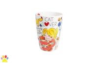 Blond Amsterdam mok cat lover xl - thumbnail