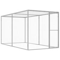 Kattenkooi 3x1,5x1,5 m gegalvaniseerd staal - thumbnail