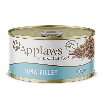 APPLAWS Tuna fillet in broth - nat kattenvoer - 70g