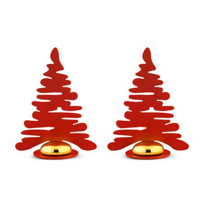 Alessi BARK for Christmas Tree set place markers rood (2)