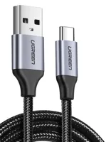UGREEN 60126 USB-kabel USB-C stekker, USB-A stekker 1 m Zwart - thumbnail
