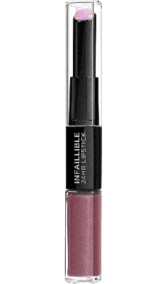 L’Oréal Paris Make-Up Designer Infaillible 24H Lipstick - 209 Violet Parfait - Paars - Langhoudende, Verzorgende Lippenstift - 5 ml