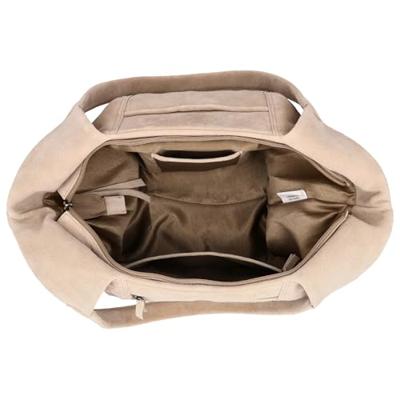 Hide & stitches brazos schoudertas suède-Sand