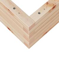 VidaXL Plantenbak 70x70x23 cm massief grenenhout - thumbnail