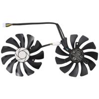 DC 12V 0.57A 4 Pin vrouwelijke ster desktopcomputer Radiator Cooling Fan CPU koelventilator Diameter: 8.5 mm paren - thumbnail