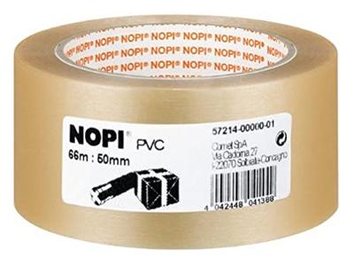 Nopi PVC 57214-00000-01 Pakband Nopi Transparant (l x b) 66 m x 50 mm 1 stuk(s)