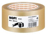Nopi PVC 57214-00000-01 Pakband Nopi Transparant (l x b) 66 m x 50 mm 1 stuk(s) - thumbnail