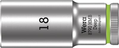 Wera 8790 HMB Deep 05004534001 Dop (zeskant) Dopsleutelinzetstuk Kogelkop 12 mm 3/8 12 mm 1 stuks 3/8