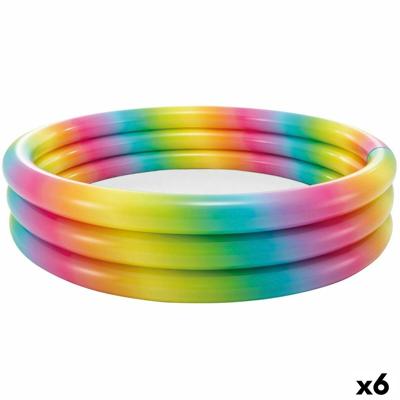 Opblaasbaar Kinderzwembad Intex Multicolour Ringen 581 L 168 x 38 x 168 cm (6 Stuks) Opblaasbaar Kinderzwembad Intex Multicolour Ringen 581 L 168 x 38 x 168 cm (6 Stuks)