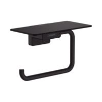 Hansgrohe Toiletrolhouder Met Planchet AddStoris Mat Zwart - thumbnail