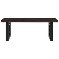 Badkamer wandschap staal en massief eikenhout - thumbnail