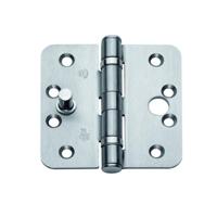 BSW veiligheids kogellagerscharnier - RVS afgerond - 89 x 89 mm - v-rd bb 803 std - thumbnail