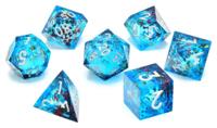 CritStones Liquid Core Dice Set Mermaid's Maelstrom (7) - thumbnail