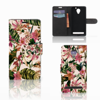 Lenovo C2 Power Hoesje Flowers - thumbnail