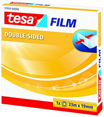 Tesafilm dubbelzijdige tape, ft 33 m x 19 mm