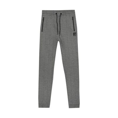 Indian Blue Jeans Winter joggingbroek jongens - grijs - geruit/zak met rits