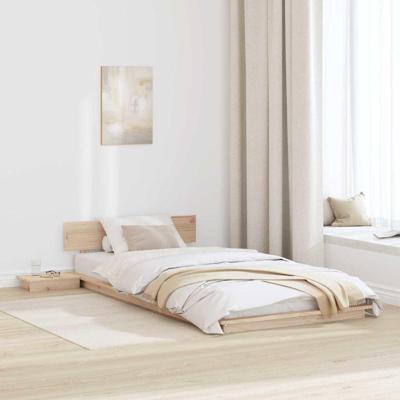 Bedframe Bruin 90 x 190 cm Hout