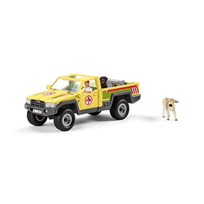 Set boerderijdierenartsbezoek 12-delig - met boerderijdieren, voertuig en dierenarts - SCHLEICH - 42503 FARM WORLD