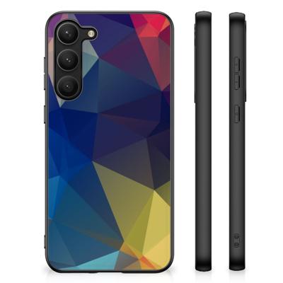 Samsung Galaxy S23 Plus Backcover Polygon Dark Samsung Galaxy S23 Plus Backcover Polygon Dark