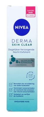Nivea Derma skin clear night 40 Milliliter