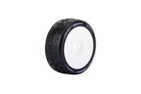 Louise B-PHANTOM Super Soft banden op witte disc velgen voor 1/8 buggy - thumbnail
