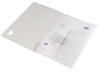 Offertemap Oxford A4 met insteektas 2 kleppen 0,5mm PP transparant