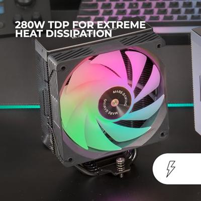 CPU-ventilator Mars Gaming MCPUX5ARGB