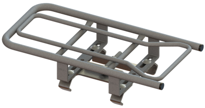 Steco opzetdrager e-bike universeel zilver