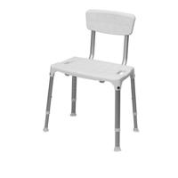 SecuCare douchestoel Quattro met rug- arm leuning - thumbnail