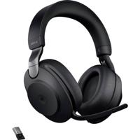 Jabra Evolve2 85 Headset Bedraad en draadloos Hoofdband Kantoor/callcenter USB Type-A Bluetooth Zwart - thumbnail