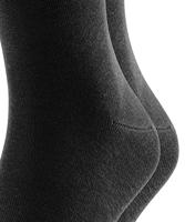 FALKE 2-paar Happy heren sokken - Katoen hoge mannen sokken - Ademend - 42 - Zwart - 42 - 42 - thumbnail