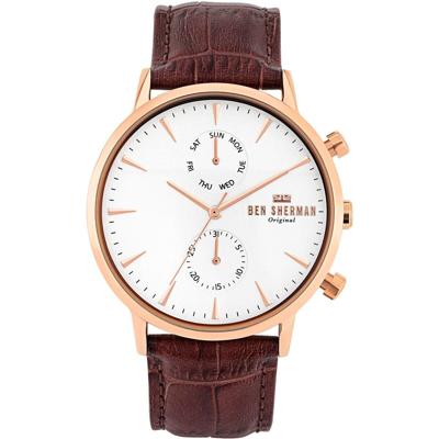 Ben Sherman WB041TRG (Ø 43 mm) Heren horloge