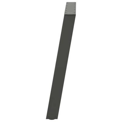 Eettafelpoten 2 st U-vormig 70x(72-73) cm staal antraciet