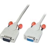 LINDY 31525 RS232 kabel 9 pol. Sub-D St/Kpl 5 m zwart - thumbnail