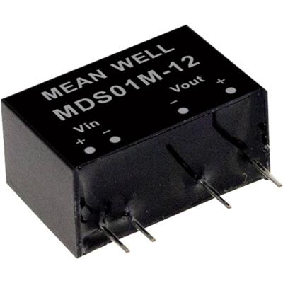 MEAN WELL MDS01N-15 DC/DC-convertermodule 67 mA 1 W Aantal uitgangen: 1 x Inhoud 1 stuk(s) MEAN WELL MDS01N-15 DC/DC-convertermodule 67 mA 1 W Aantal uitgangen: 1 x Inhoud 1 stuk(s)