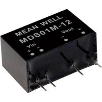 MEAN WELL MDS01N-15 DC/DC-convertermodule 67 mA 1 W Aantal uitgangen: 1 x Inhoud 1 stuk(s) - thumbnail
