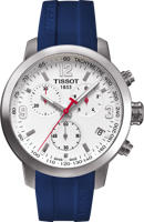 Horlogeband Tissot PRC200 / T0554171701704A / T603038014 Rubber Blauw 19mm - thumbnail
