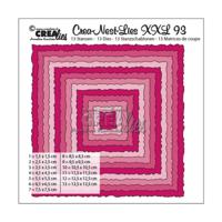 Crealies • crea-nest-lies xxl vierkanten met ruwe randen - thumbnail