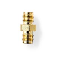 Nedis CSGP02113GD Sma-adapter Sma Female (omgekeerde Polariteit) - Sma Female 2 Stuks Goud - thumbnail