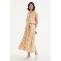 Peppercorn gebloemde midi rok Mollie geel/wit - thumbnail