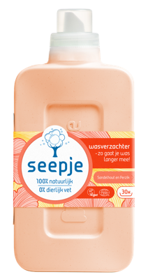 Seepje Wasverzachter Sandelhout Perzik