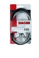 Simson Trommelremkabelset universeel zwart - thumbnail