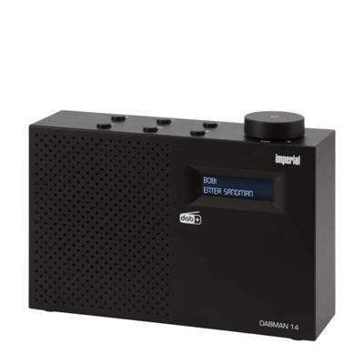 Telestar DABMAN 14 Draagbaar Digitaal Zwart Telestar DABMAN 14 Draagbaar Digitaal Zwart