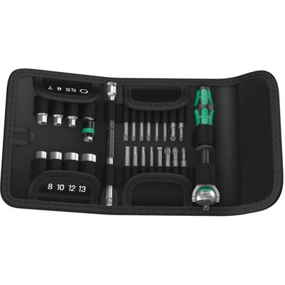 Wera Kraftform Kompakt Zyklop 05051045001 Dopsleutel-bitinzetset Metrisch 1/4 (6.3 mm) 26-delig