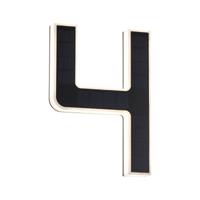 Paulmann 79845 4000870798454 Huisnummerlamp op zonne-energie Energielabel: A (A - G) 0.20 W Warmwit Zwart - thumbnail